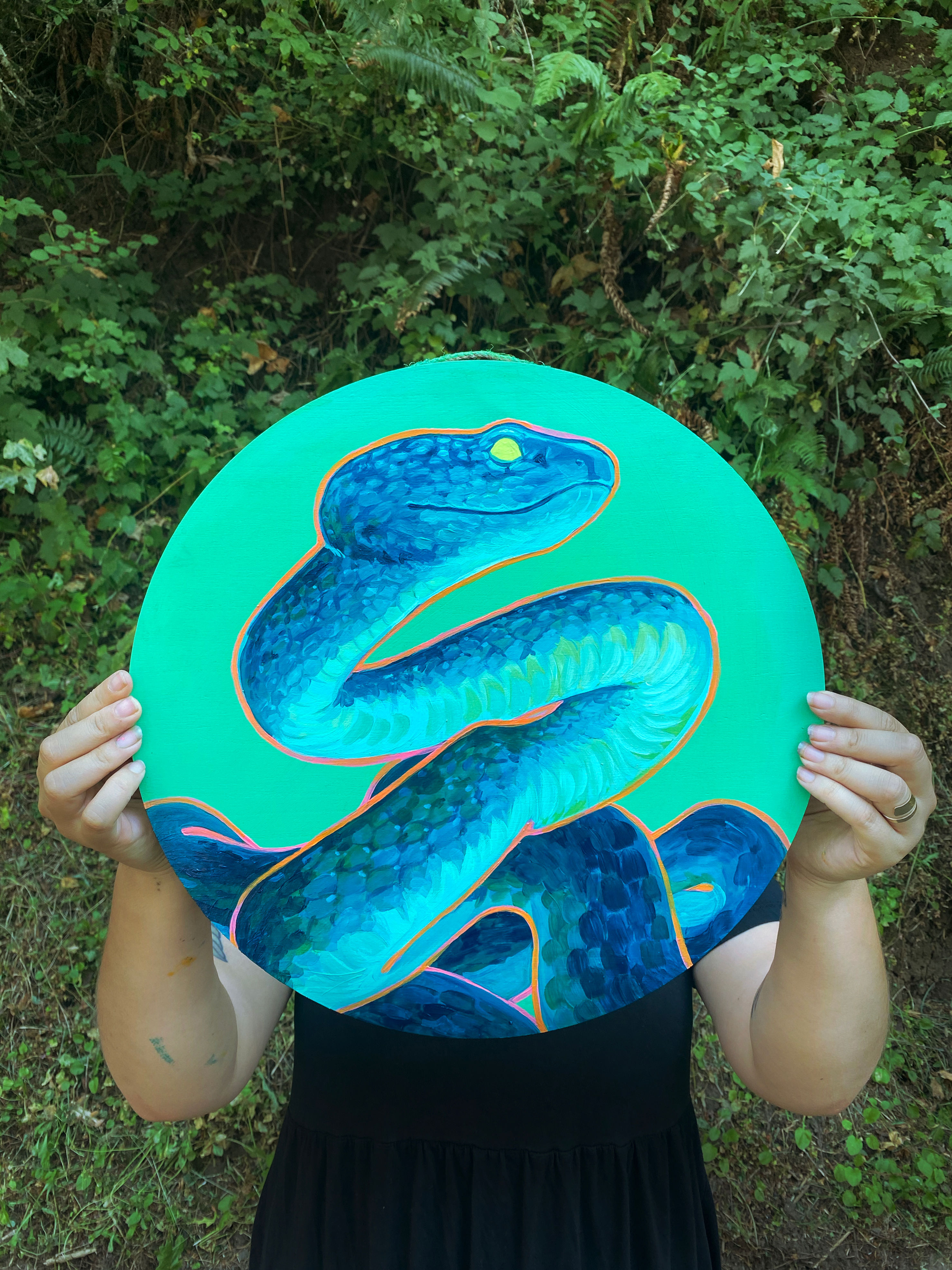 SNAKE POP - ACRYLIC PAINTING