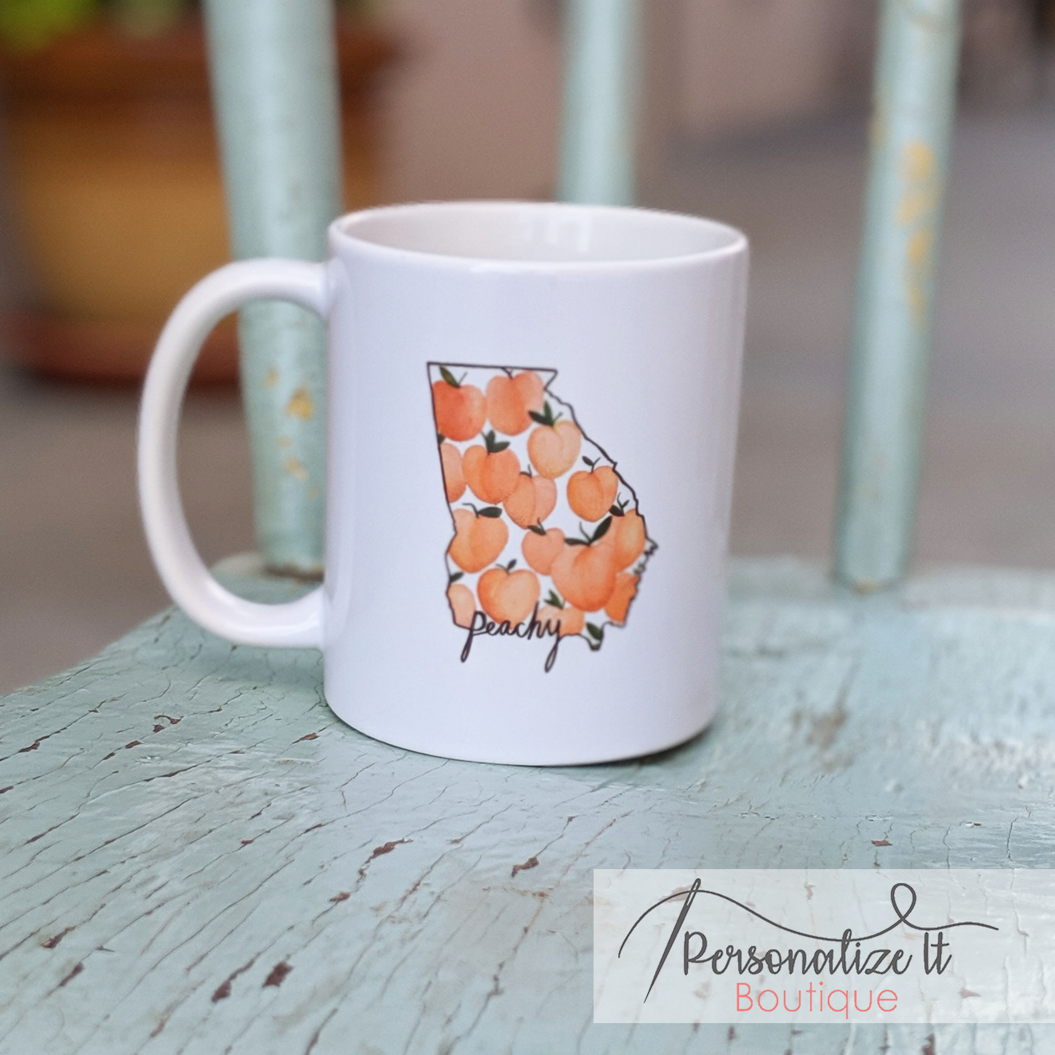 Just Peachy Coffee Cup
