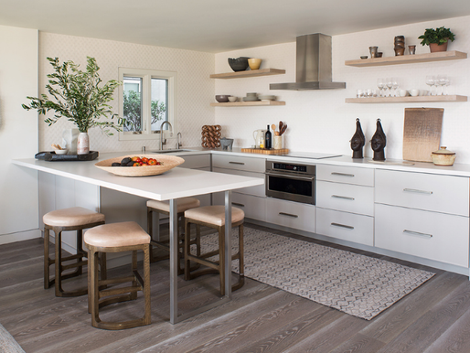 Luxury Los Angeles interior design featuring curated art and meaningful mementos.