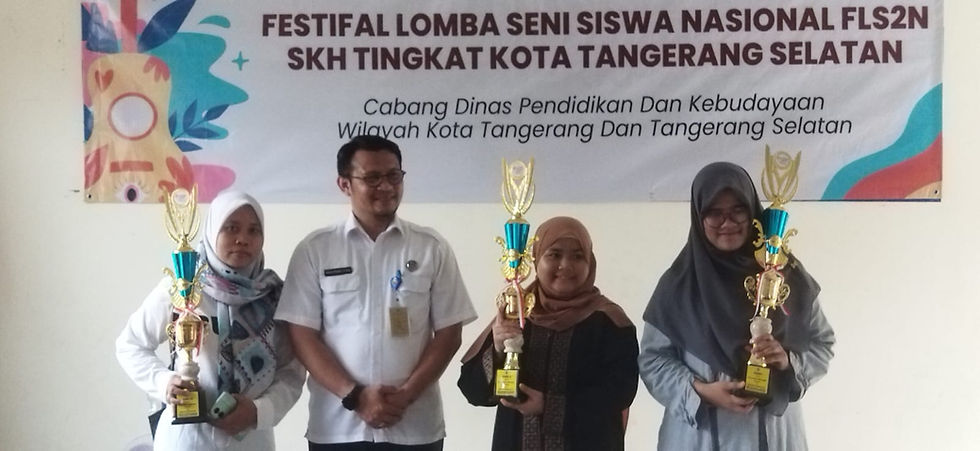 Lomba FLSN Kota Tangerang Selatan: Siswa Berkebutuhan Khusus Berprestasi Lomba FLS2N di Sekolah Khusus Negeri 01 Tangerang Selatan