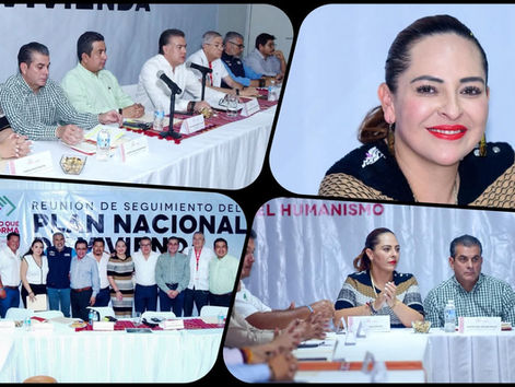 Participa Fabiola Ricci en reunión estatal del Plan Nacional de Vivienda