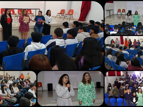 Más de 600 estudiantes del COBACH Plantel 11 de San Cristóbal de Las Casas son beneficiados con pláticas de Sororidad y Masculinidades