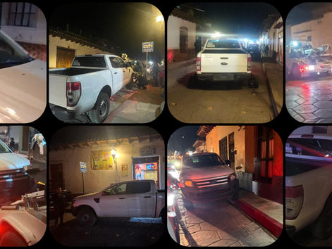 Tránsito Municipal retira vehículo que obstruía paso peatonal y parada de transporte público