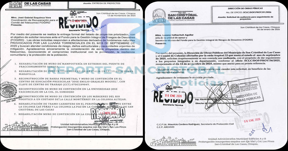 Recursos extraordinarios para resarcir afectaciones por lluvias han sido gestionados por el Ayuntamiento de San Cristóbal