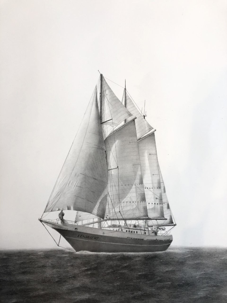 Schooner Eendracht by Elena Whitman