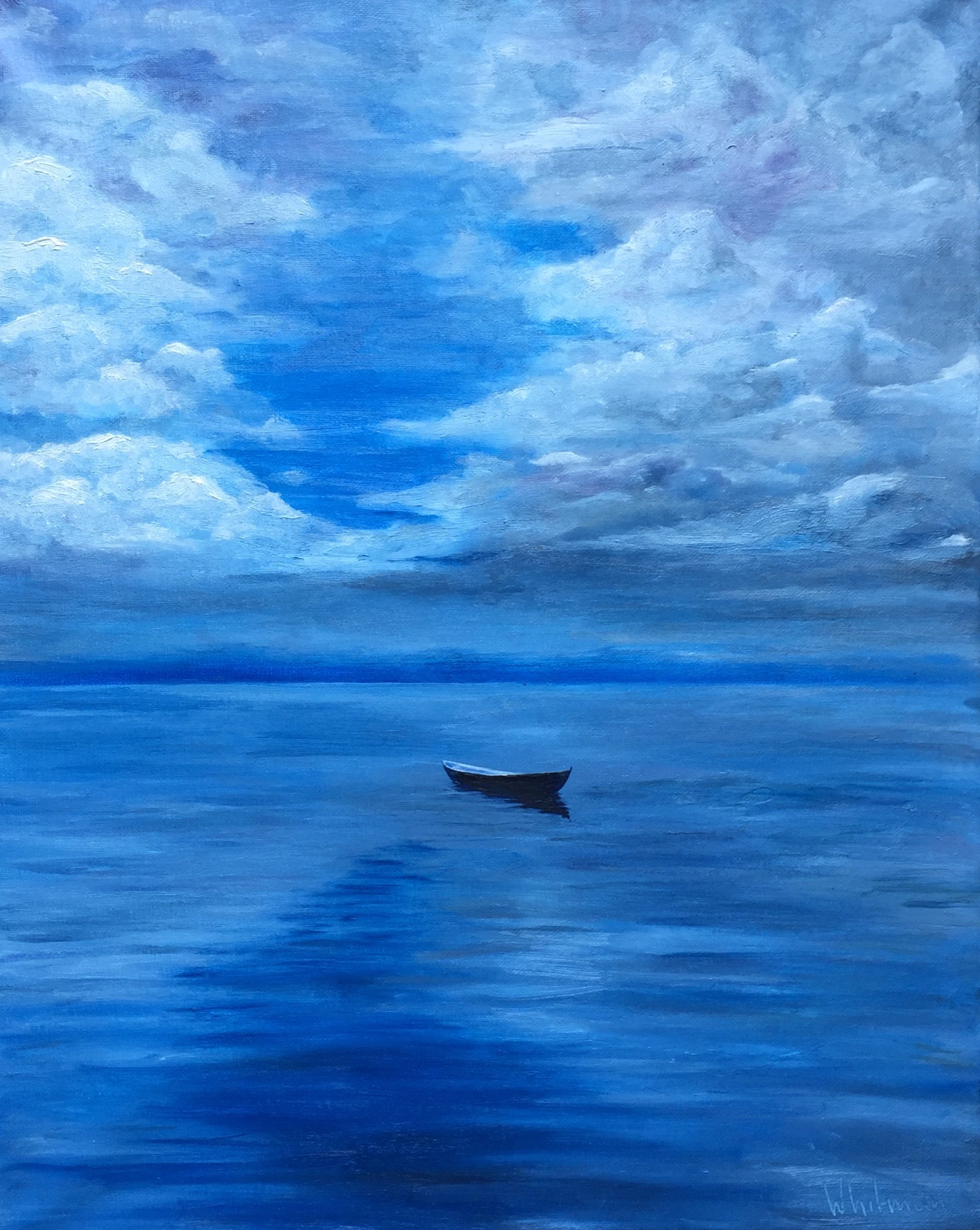 Tranquility. Original oil painting.