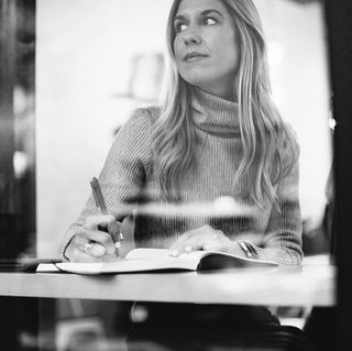 Erin Coupe thinking and writing
