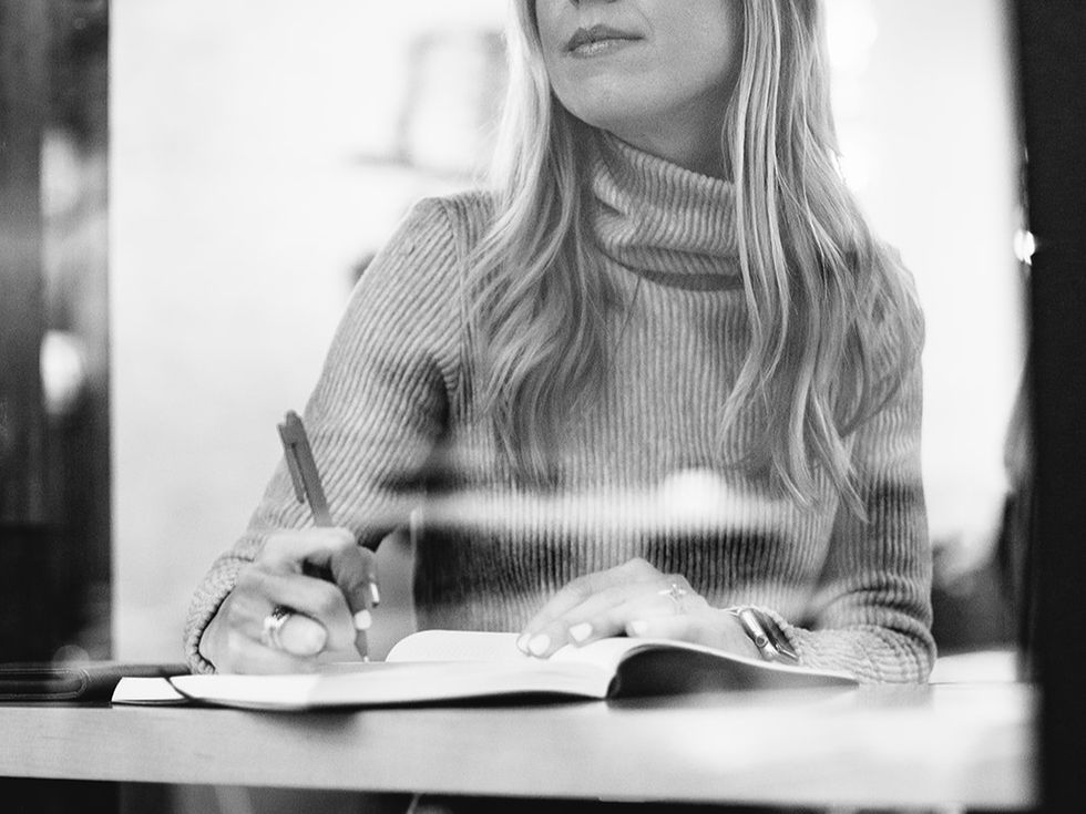 Erin Coupe thinking and writing