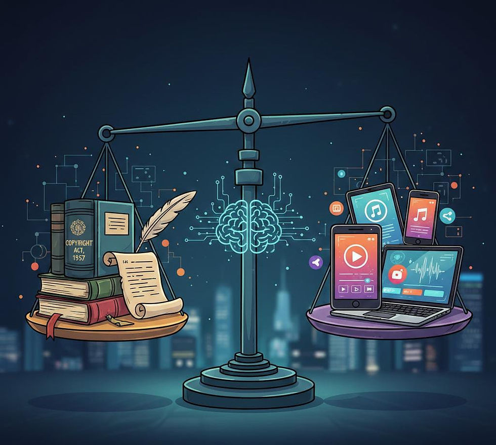 Copyright Law & Media Content (Copyright Act, 1957)