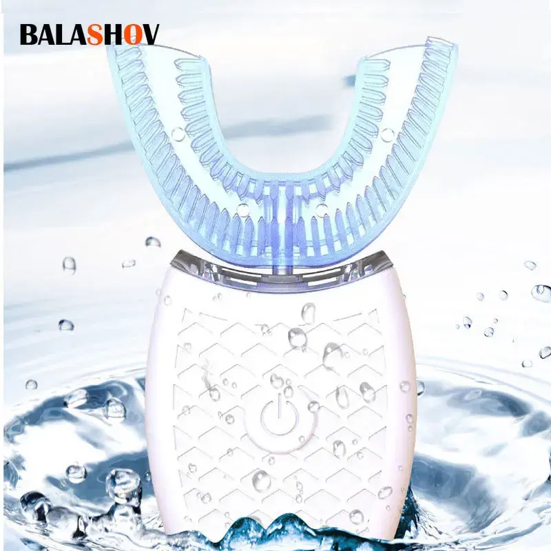 U-Type Toothbrush Silicon Head Electric Toothbrush