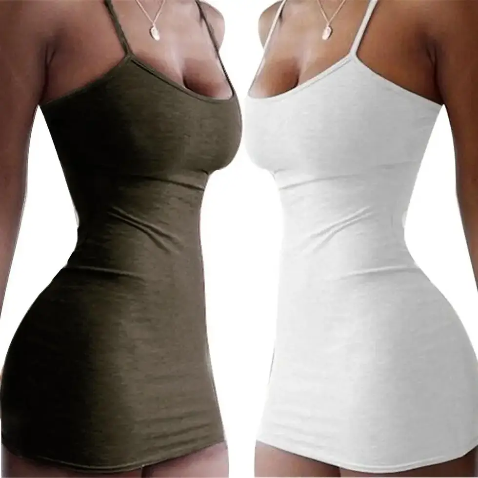 Thumbnail: Durable Suspender Dress Skin-Friendly Easy Cleaning Fashion