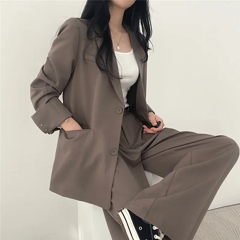 Thumbnail: Long Sleeve Blazer Pant Sets