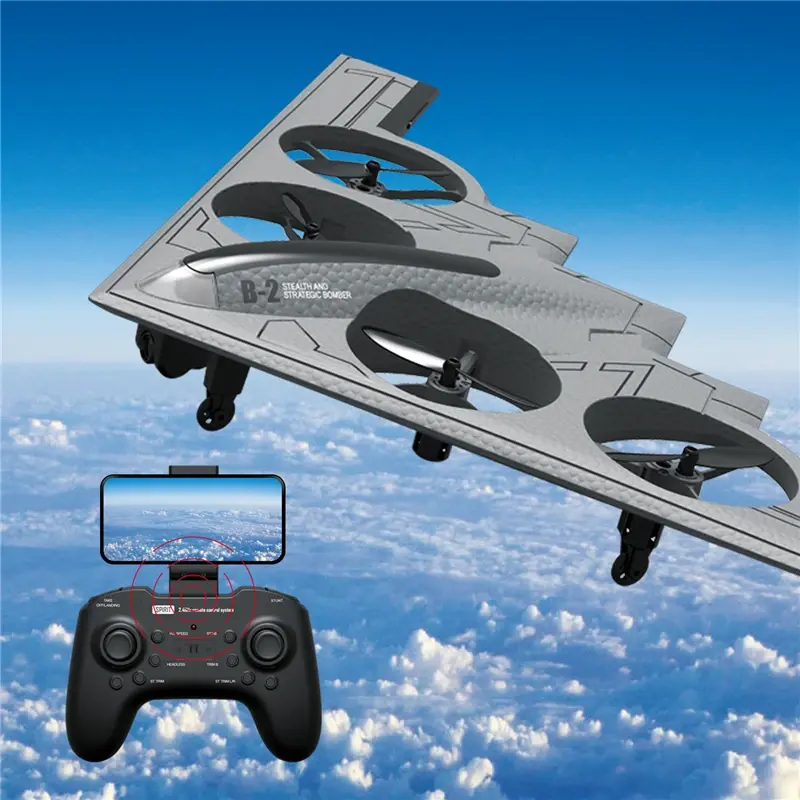 B2 Stealth Bomber Shape WIFI FPV Drone Camera