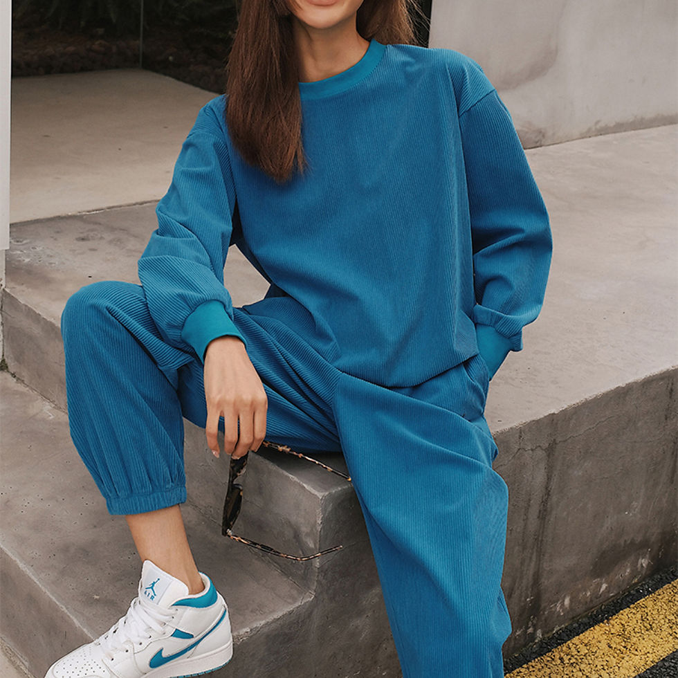 Thumbnail: 2 Pieces Ladies Lounge Set