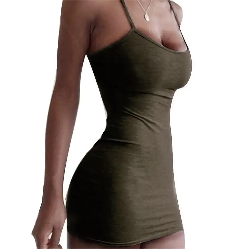 Thumbnail: Durable Suspender Dress Skin-Friendly Easy Cleaning Fashion