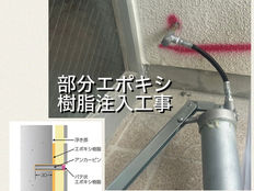部分エポキシ樹脂注入工法のご紹介
