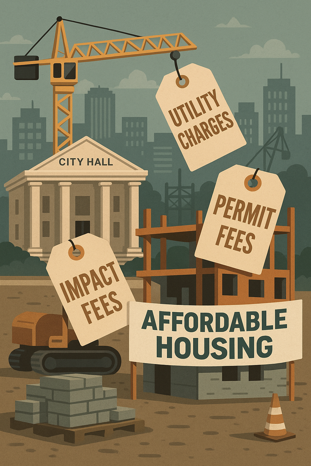 Despite city zoning reforms, hidden fees like impact charges, permits, and utility costs are making affordable housing unattainable.
