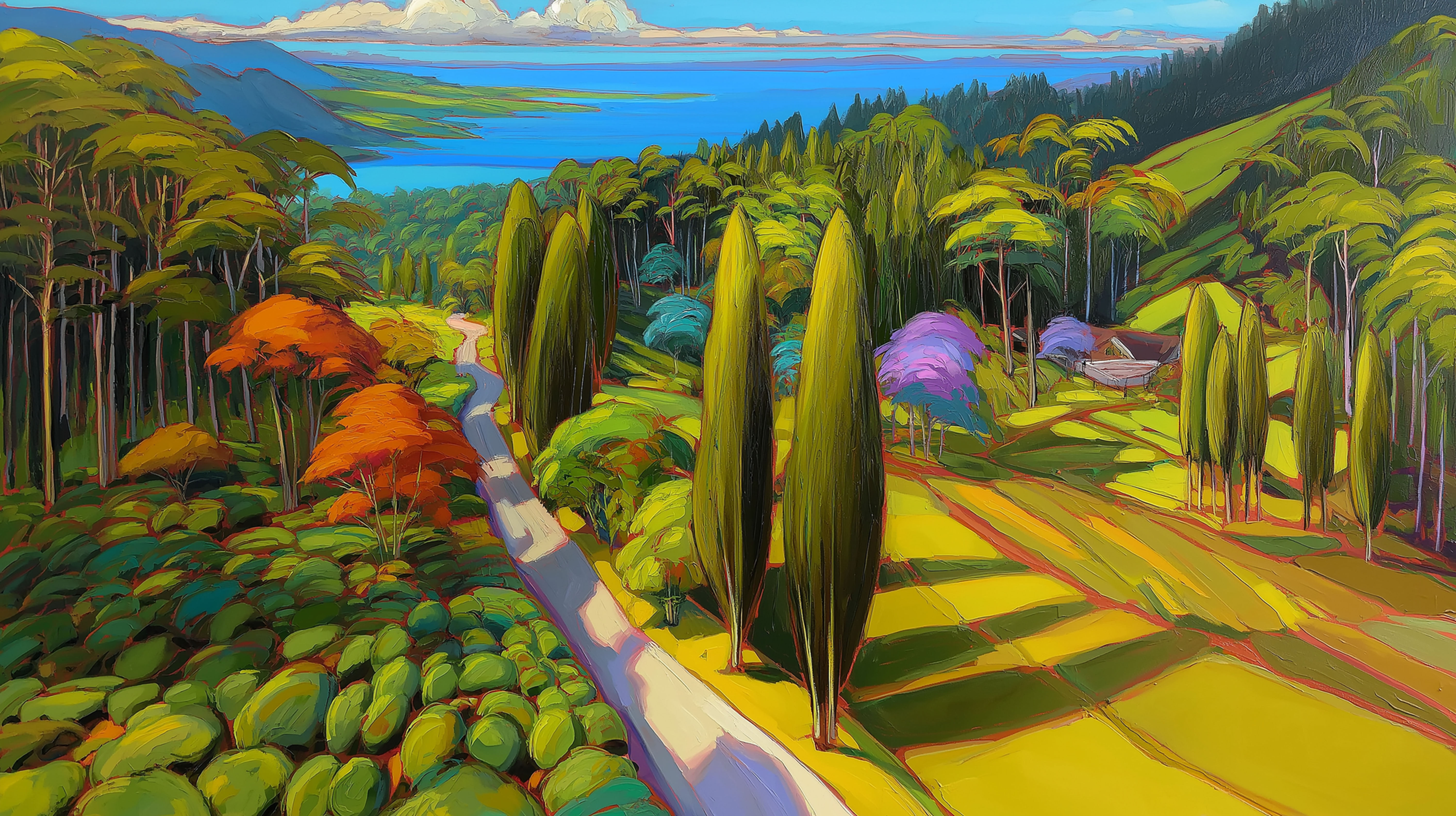 The Living Hills of Kona 36x48