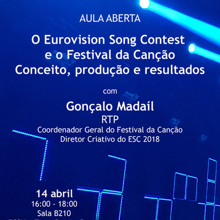 Open class on ESC and the Festival da Canção (Portugal) with Gonçalo MadaÃl (RTP)