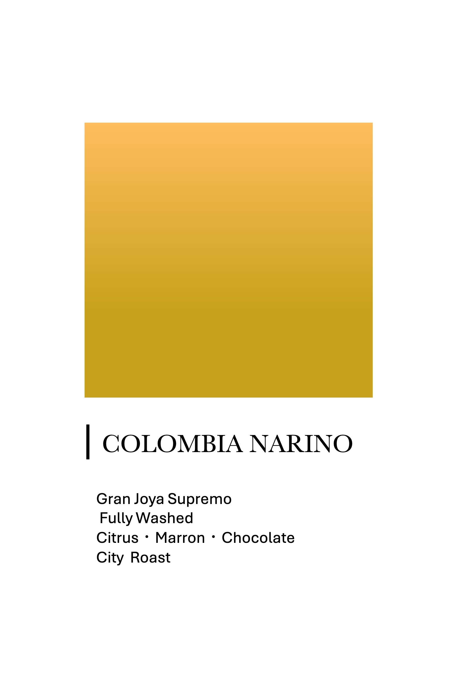 COLOMBIA NARINO