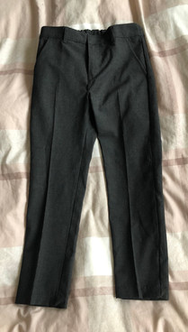 Boys Grey School Trousers Age 6-7