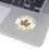 Thumbnail: Maple Leaf Bar Circle Logo Round Vinyl Sticker