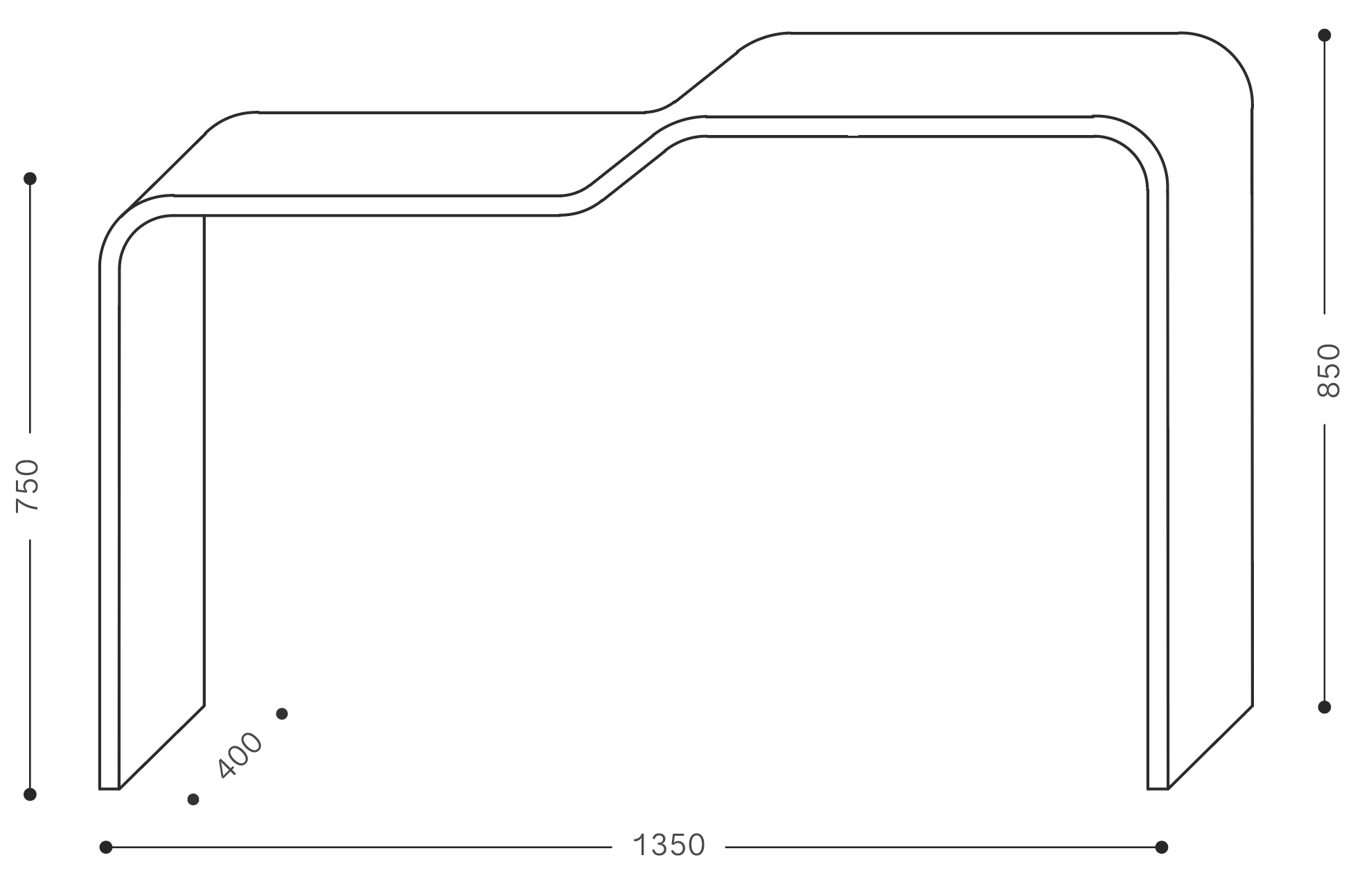 Arrimo doble altura (Mediano)