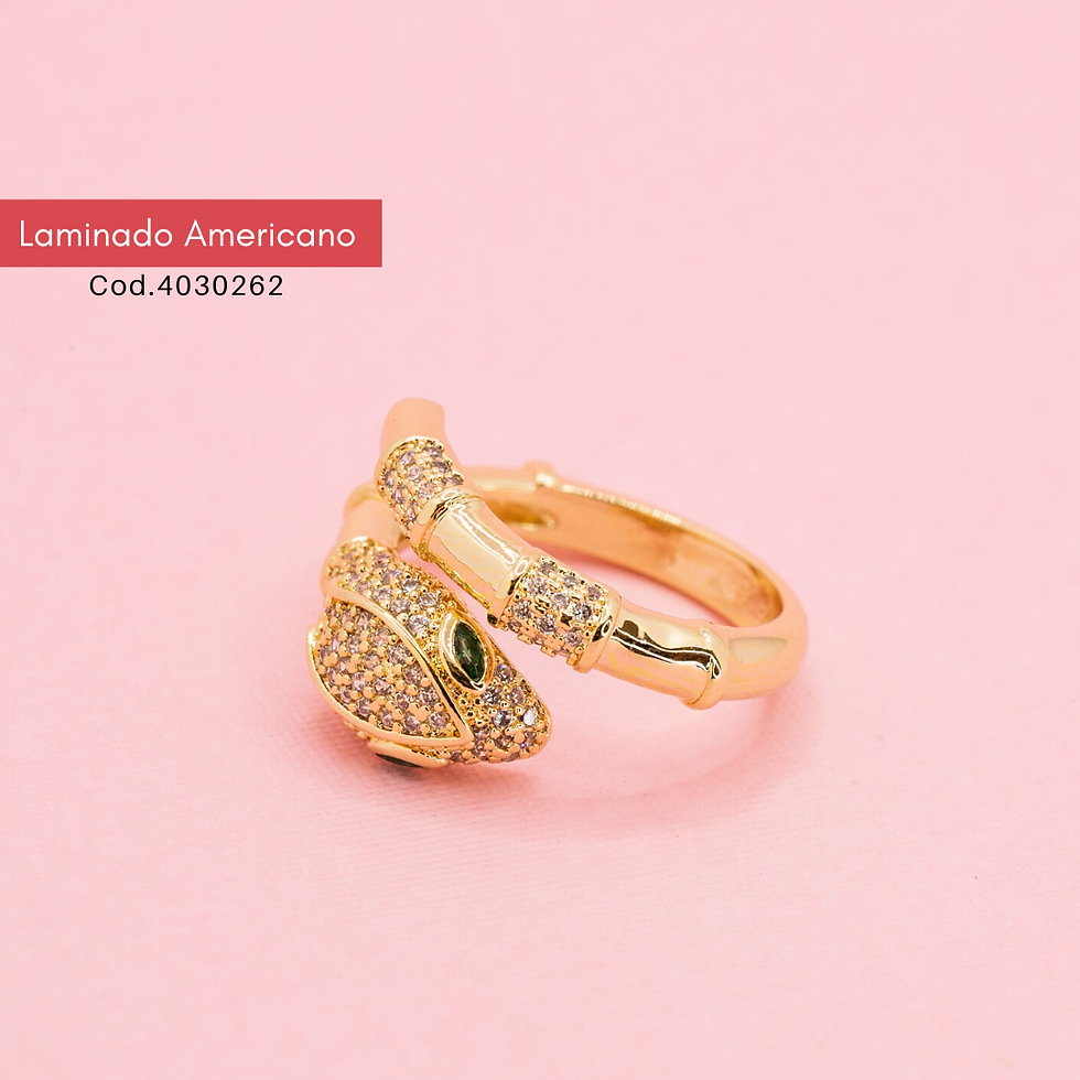 Anillo Ajustable de Serpiente grande