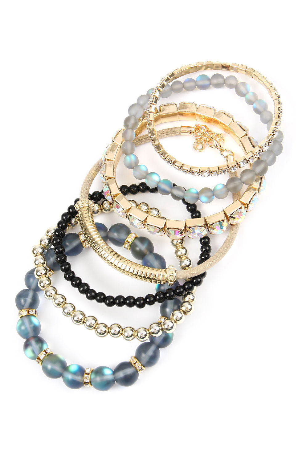 Thumbnail: Mermaid Glass Stretch Bracelet