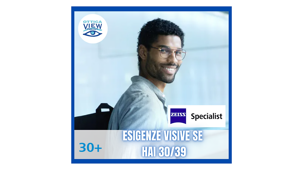 Le esigenze Visive nel 2021 se hai 30-39 anni