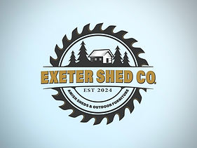 Exeter Shed Co est. 2024 logo, Amish sheds and outdoor furniture