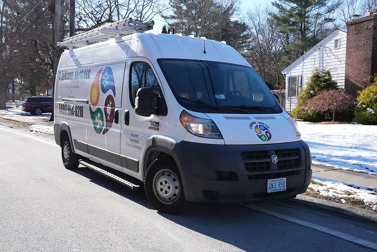 4 Seasons HVAC LLC service van in Rhode Island
