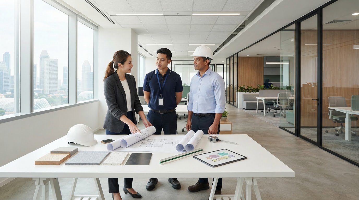 Office Main Contractor Services for Design and Build