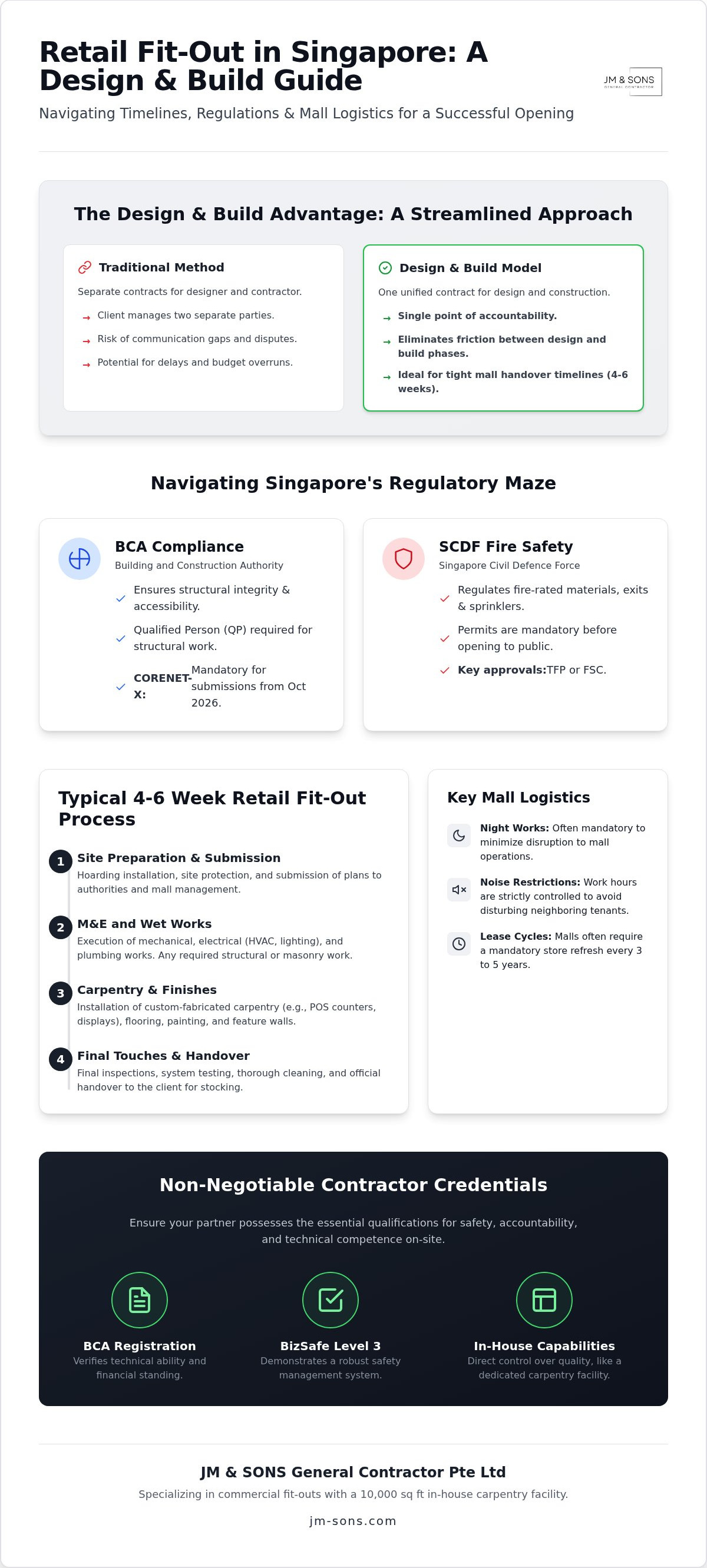 Commercial design and build Singapore