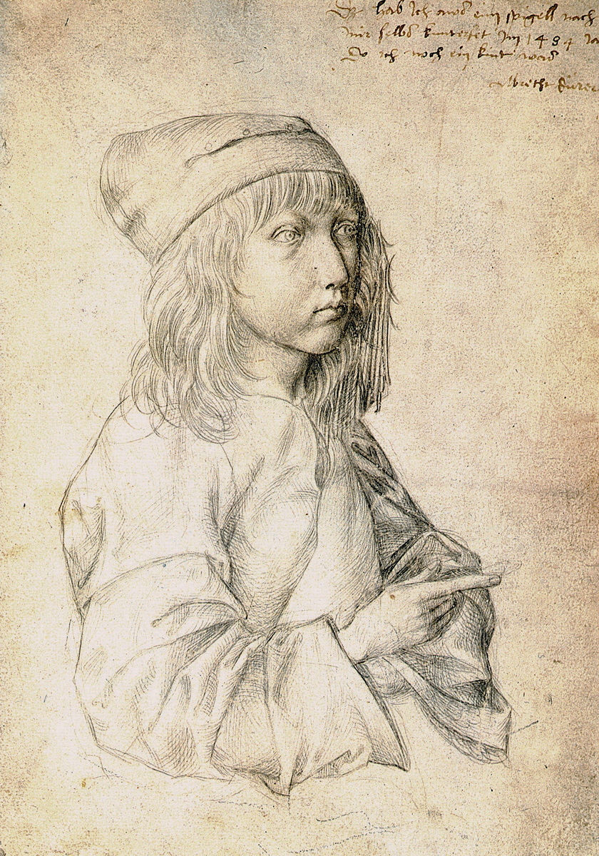 Durer, pierwszy autoportret