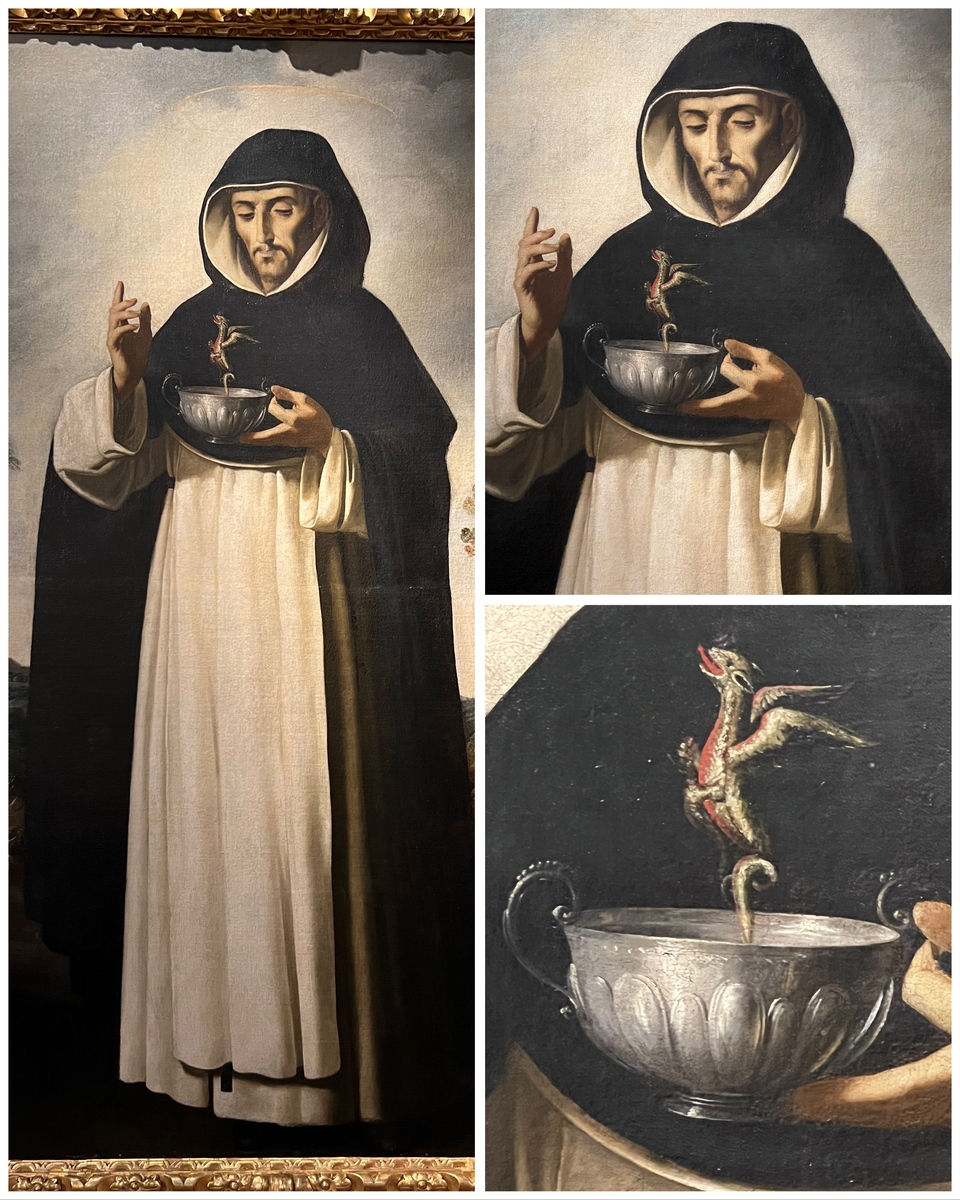 Próbowaliście kiedyś naparu ze smoka?  Francisco de Zurbaràn, San Luis Beltràn. ok. 1636-38.