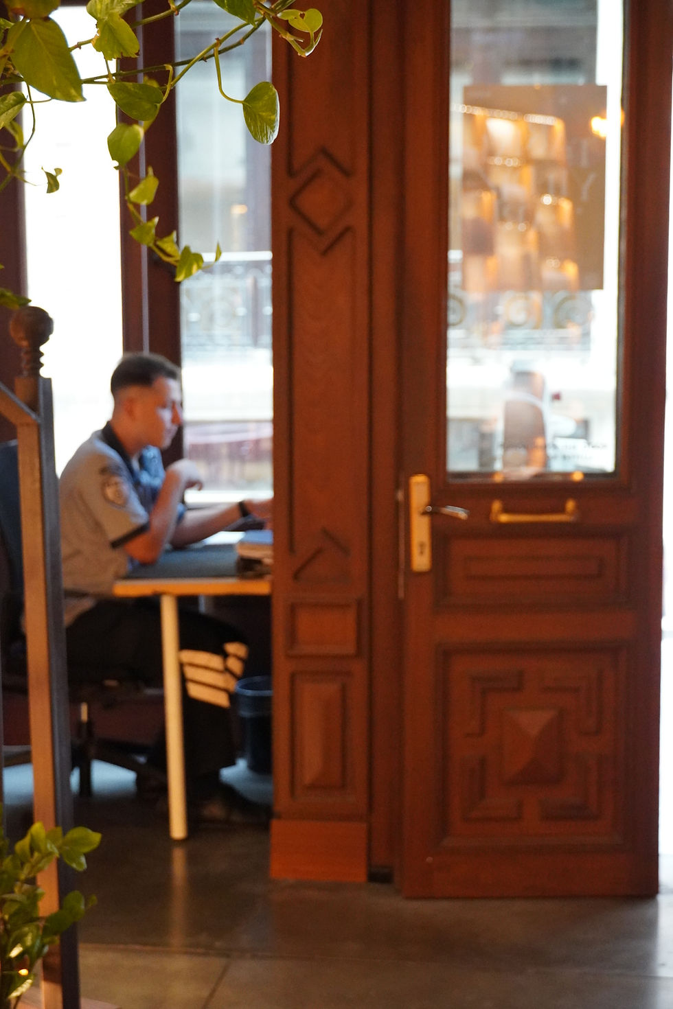 Posterunek strażniczy był też w najpiękniejszej stambulskiej księgarni. Niestety, raczej nie chodzi o to, by ktoś im nie wyniósł zabytkowego wydania Prousta.