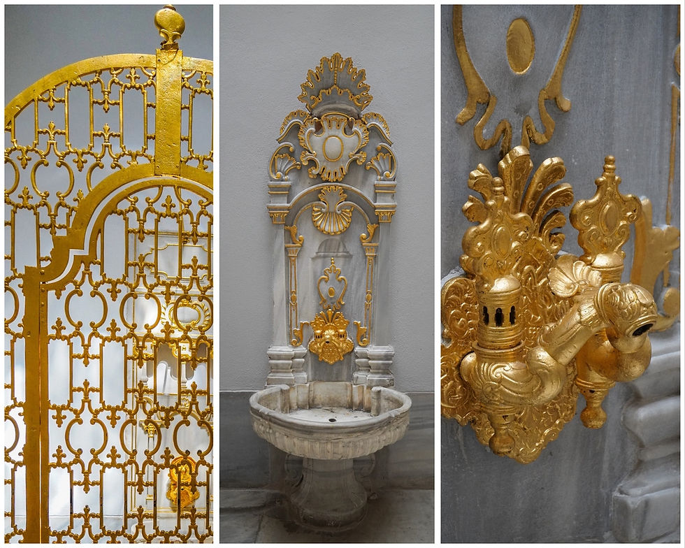 Marmury, złote krany, wymyślne ornamenty... Mogliby się tu uczyć architekci projektujący wnętrza dla osób pozbawionych wszelkich zahamowań w wydawaniu pieniędzy.