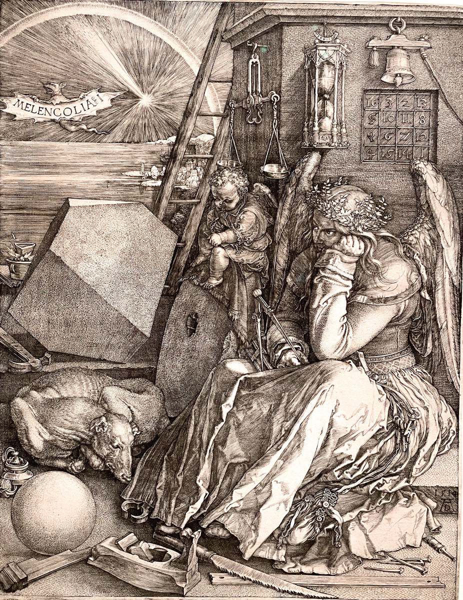 Albrecht Dürer, Melencolia 1, 1514, miedzioryt