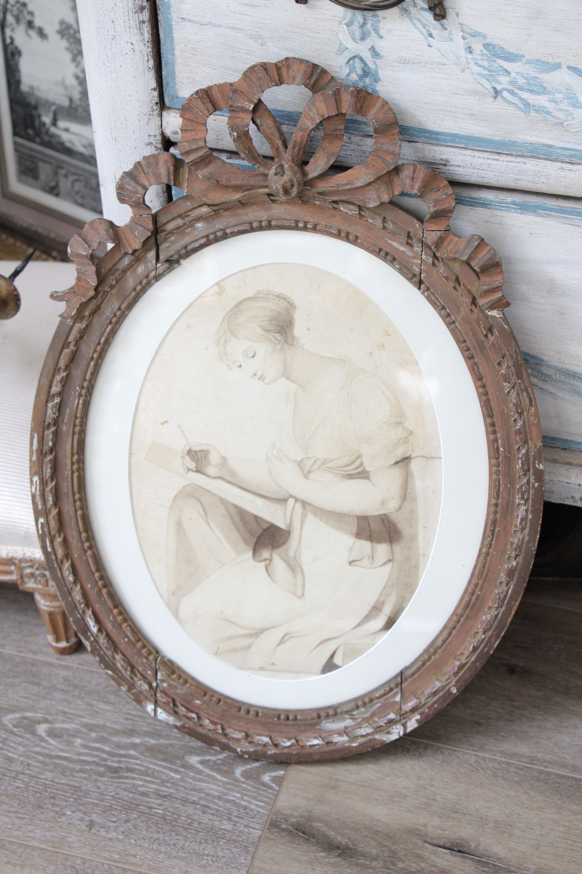 Dessin de femme ovale