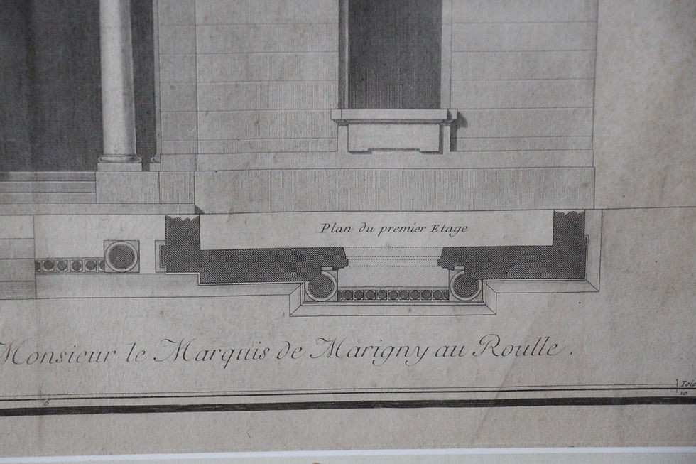 Miniature : Gravure d'architecture XVIIIe