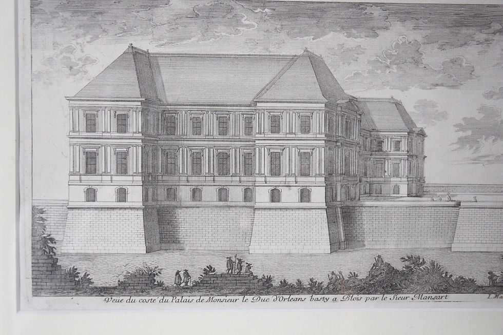 Thumbnail: Gravure d'architecture XVIIe