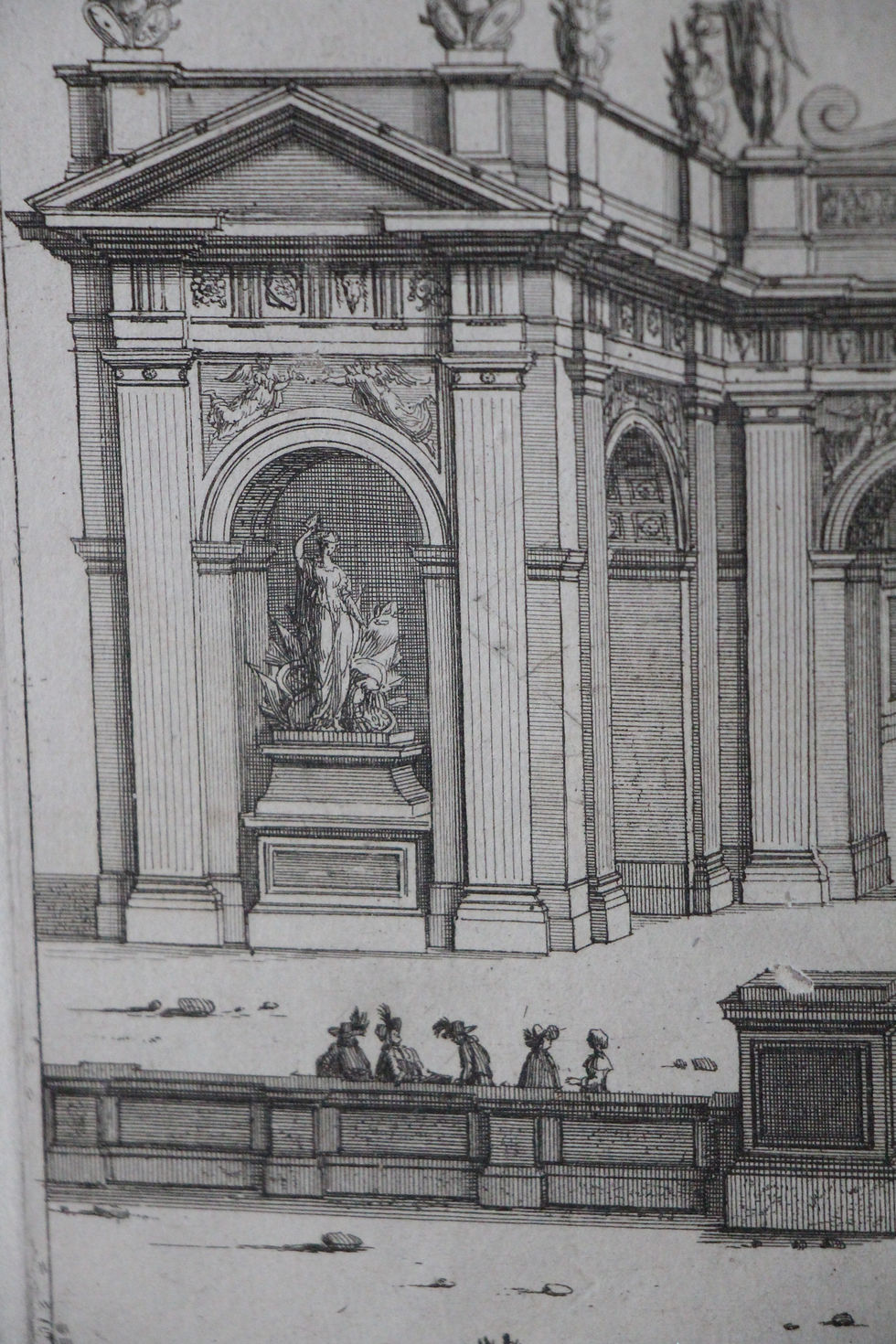 Thumbnail: Gravure Vue de l'arc de triomphe