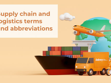 Glossary of supply chain terms and abbreviations