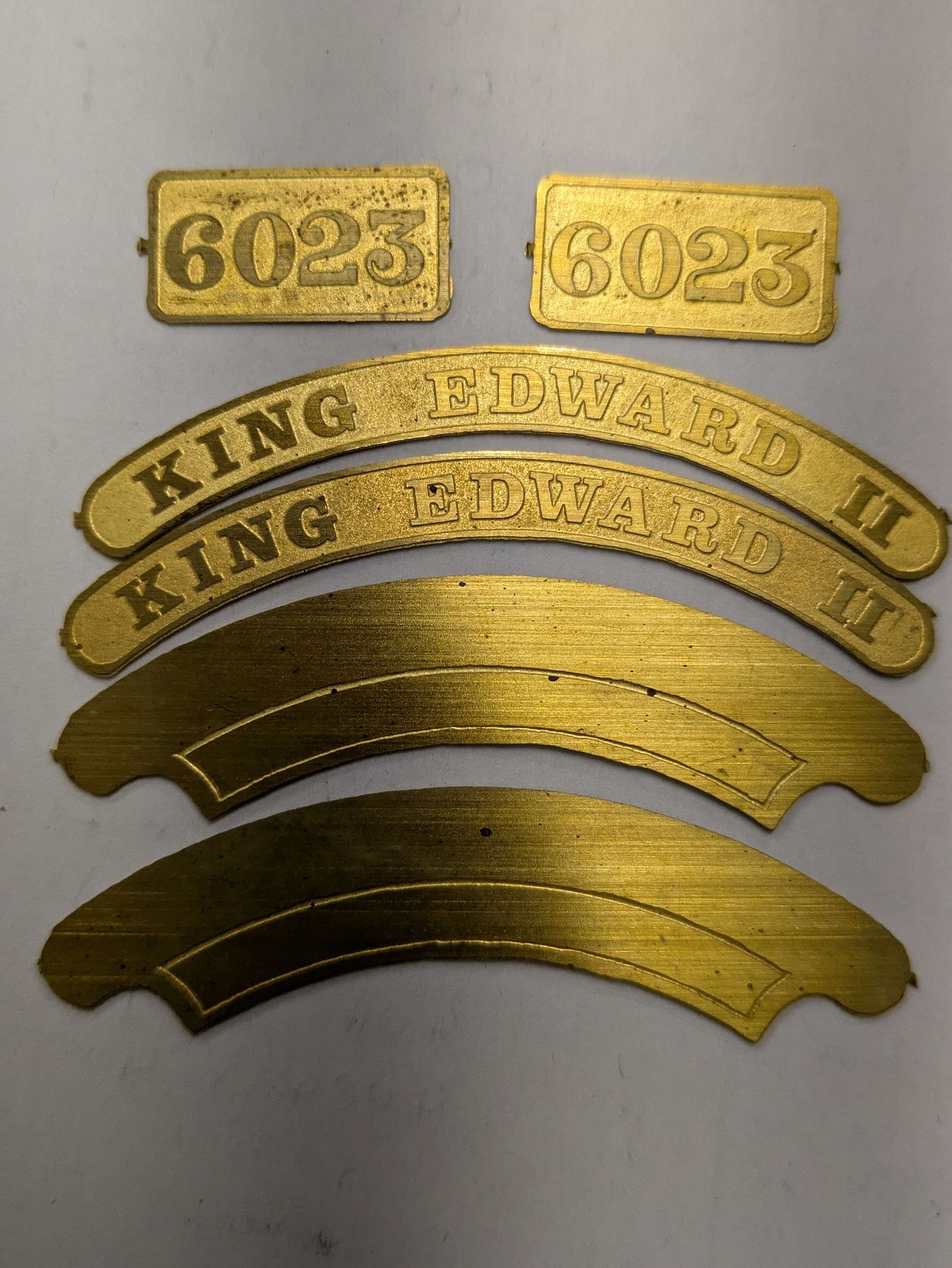 Nameplates King Edward II