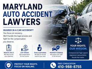 Maryland Auto Accident Lawyers: What You Should Know After a Serious Crash