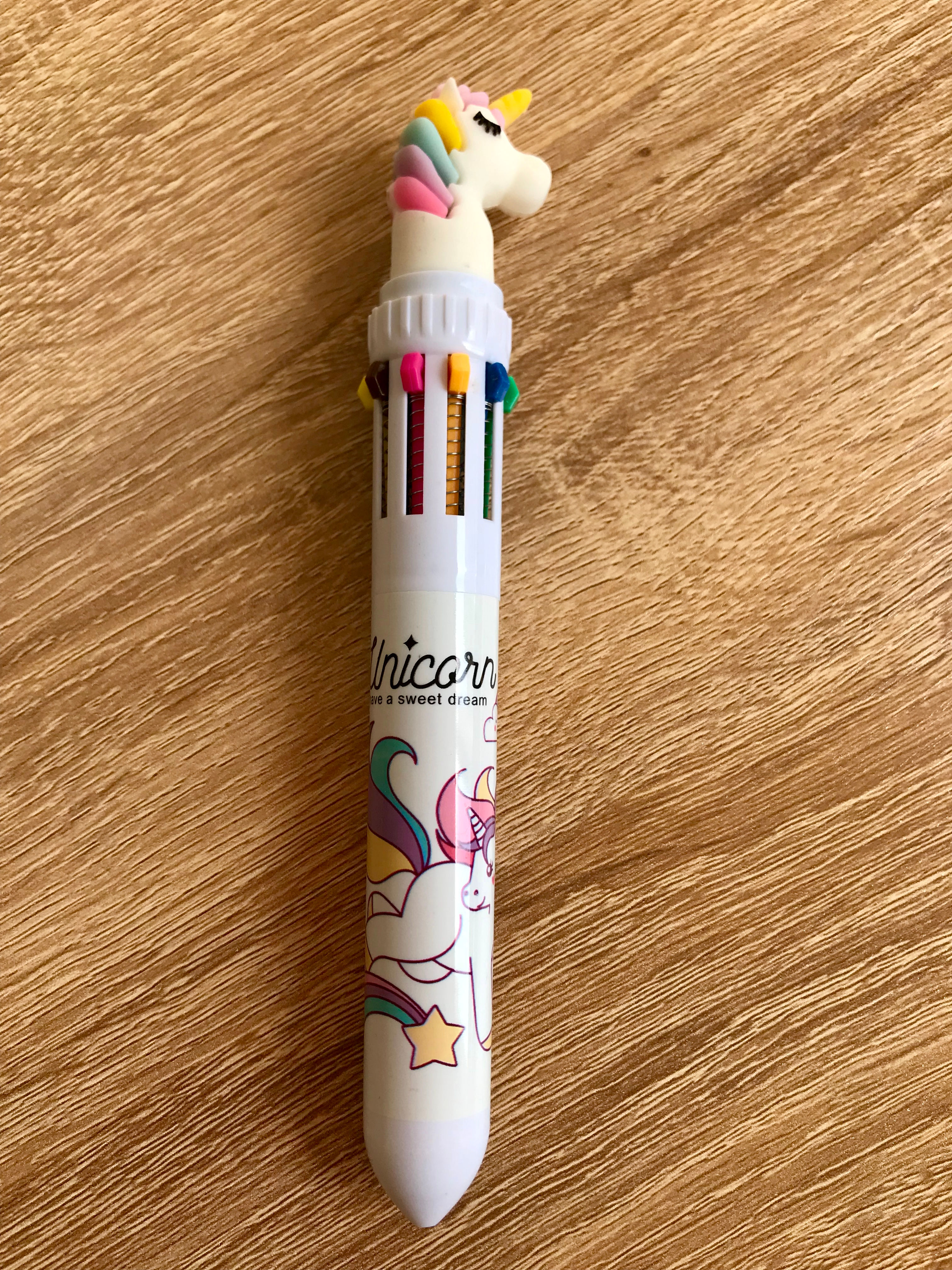Lápiz pasta unicornio 10c/B