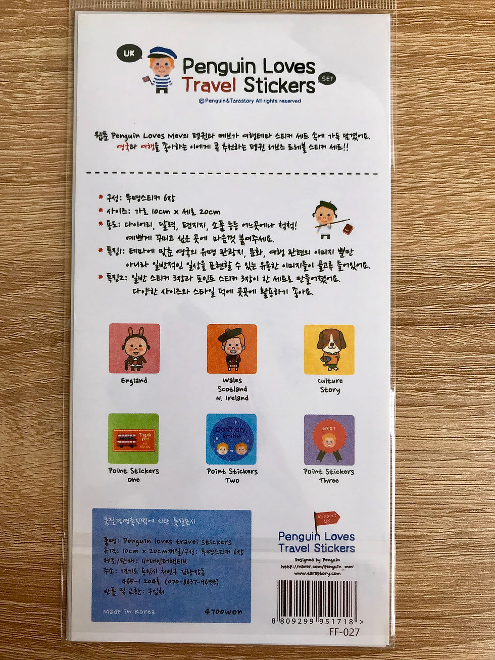 Miniatura: Set de Stickers Travel