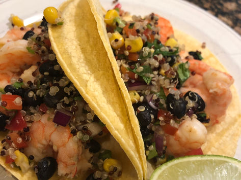 GRILLED SHRIMP TACOS 
