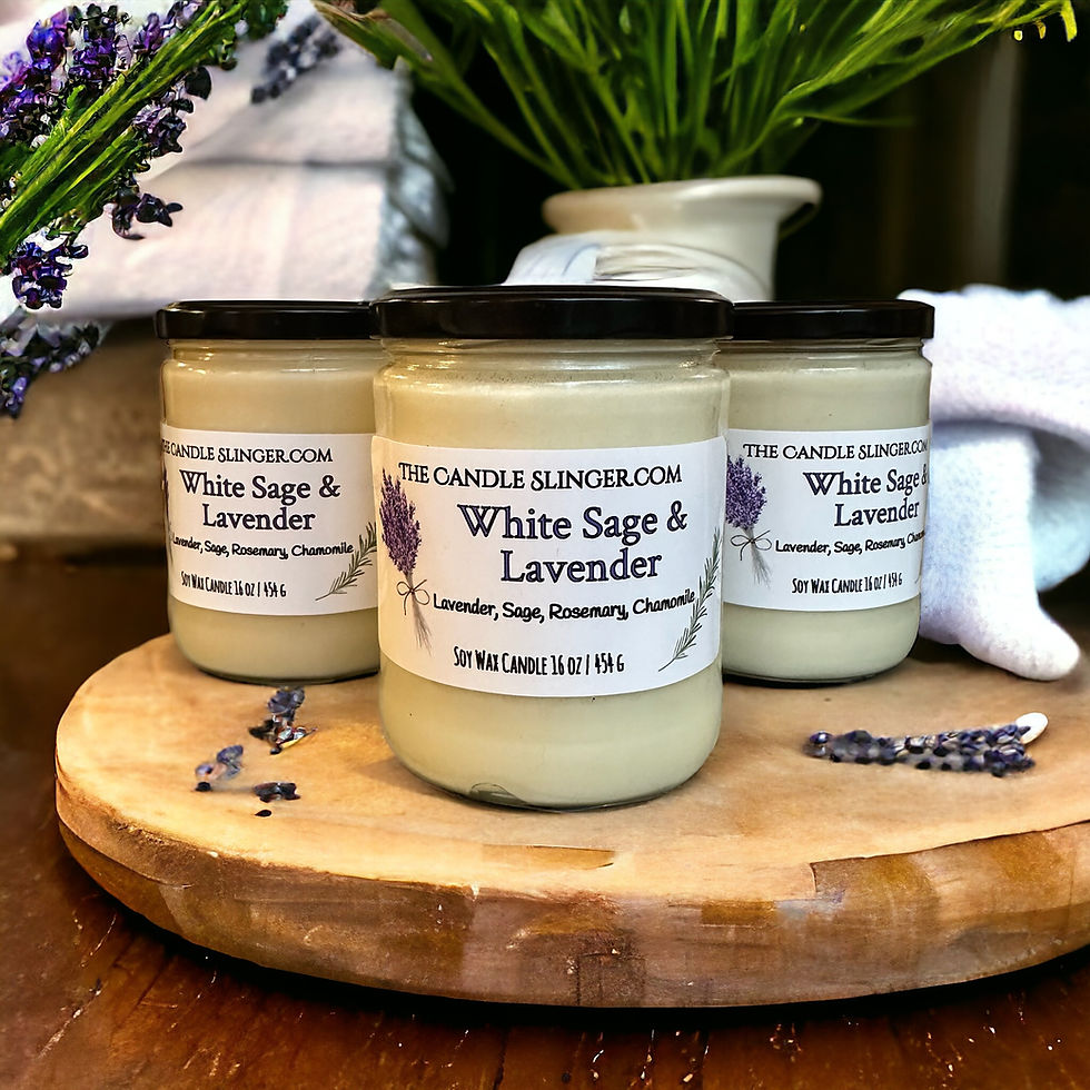 Thumbnail: White Sage and Lavender Soy Candle